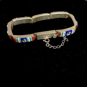 Sterling Silver Bracelet with design